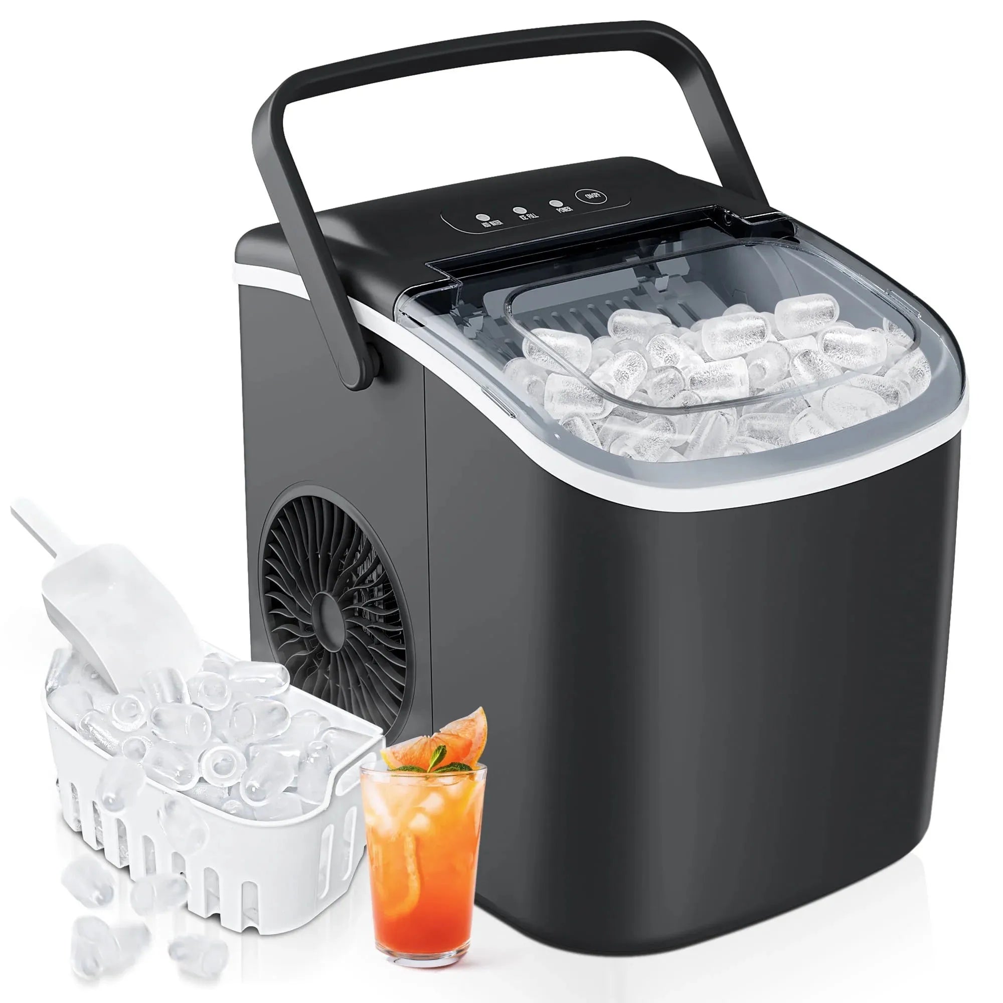 SIMZLIFE  lbs/24H Countertop Ice Maker Machine