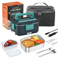 2.5L 90W Electric Lunch Box Food Warmer Portable Food Heater for Car Or Home Leak Proof Lunch Heating Microwave for Truckers