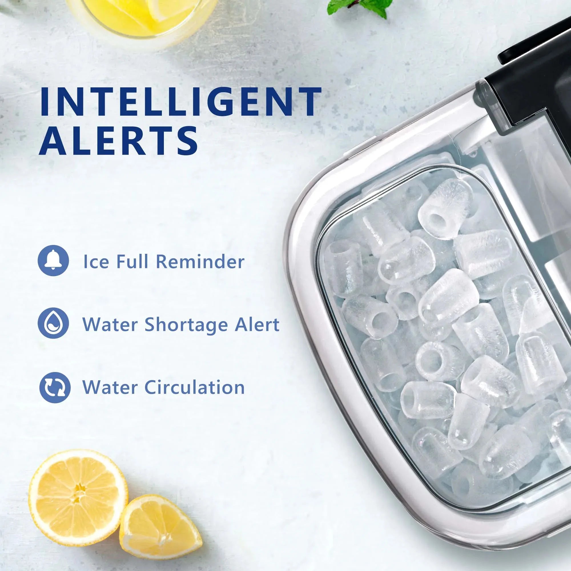 SIMZLIFE  lbs/24H Countertop Ice Maker Machine