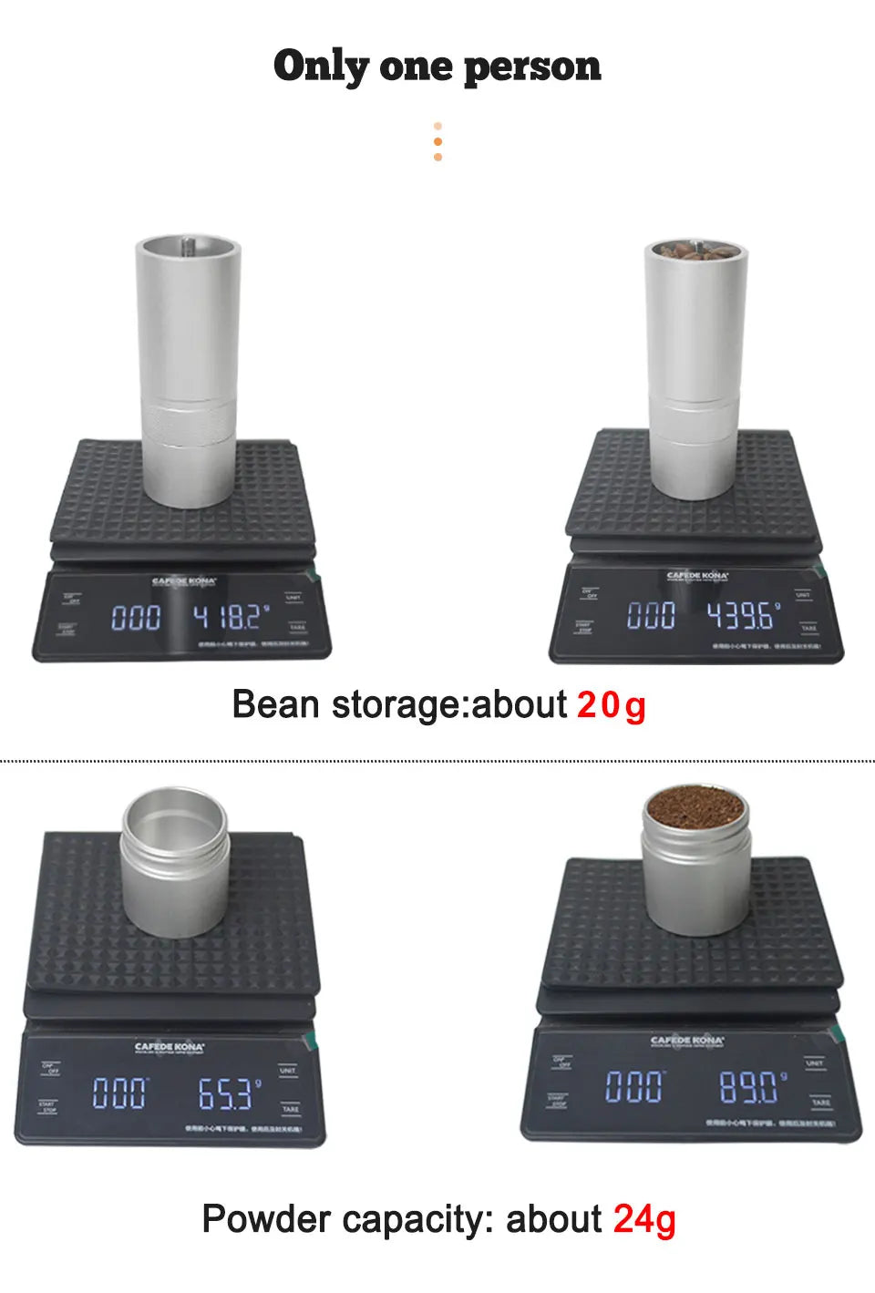 XEOLEO Portable Hand Coffee Grinder