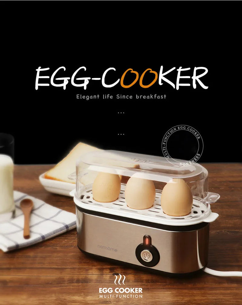 3 Egg Steamer Multi Function Breakfast Machine Soft Or Hard Boiled Egg Cooker Electric Egg Boiler Maker 220V