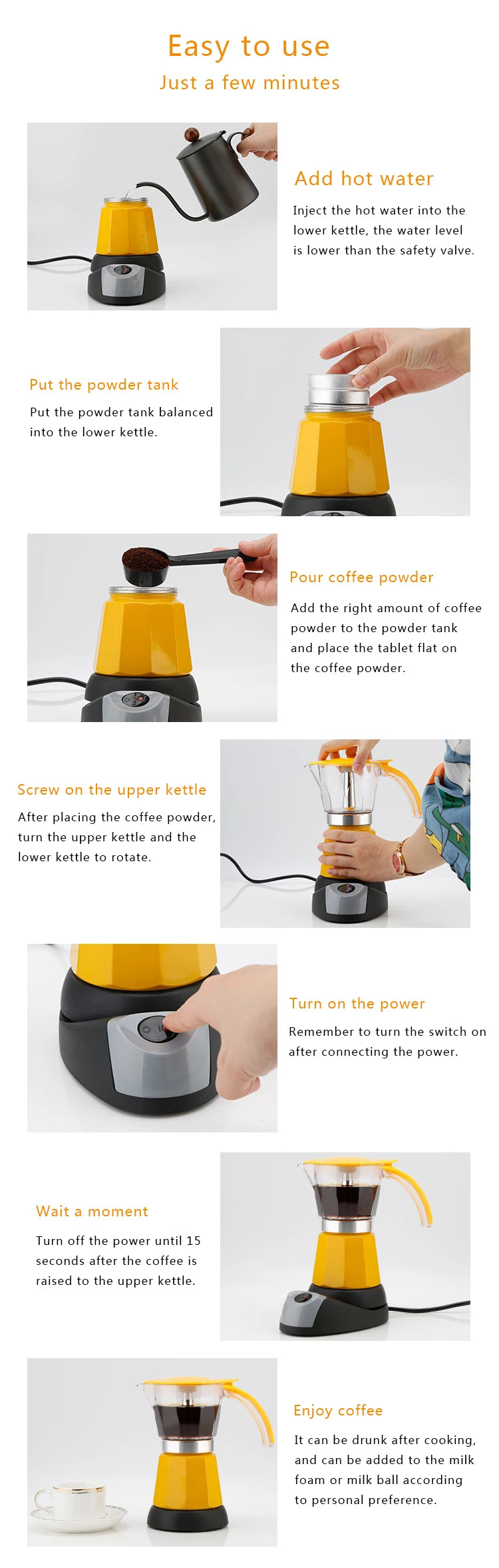 Electrica Moka Pot Espresso Italian Mocha