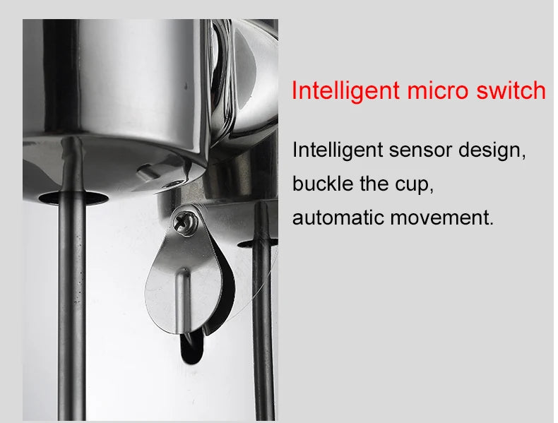 JIQI Multifunction Milkshaker Stainless Steel Milkshake Bubble Tea Stirring Machine Drink Milk Foam Mixer Blender Smoothie Maker