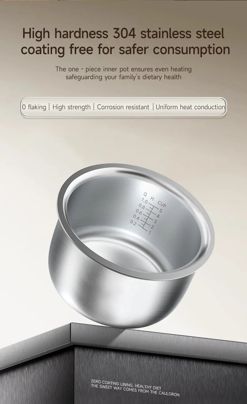 Smart Rice Cooker 8-Intelligent Programme