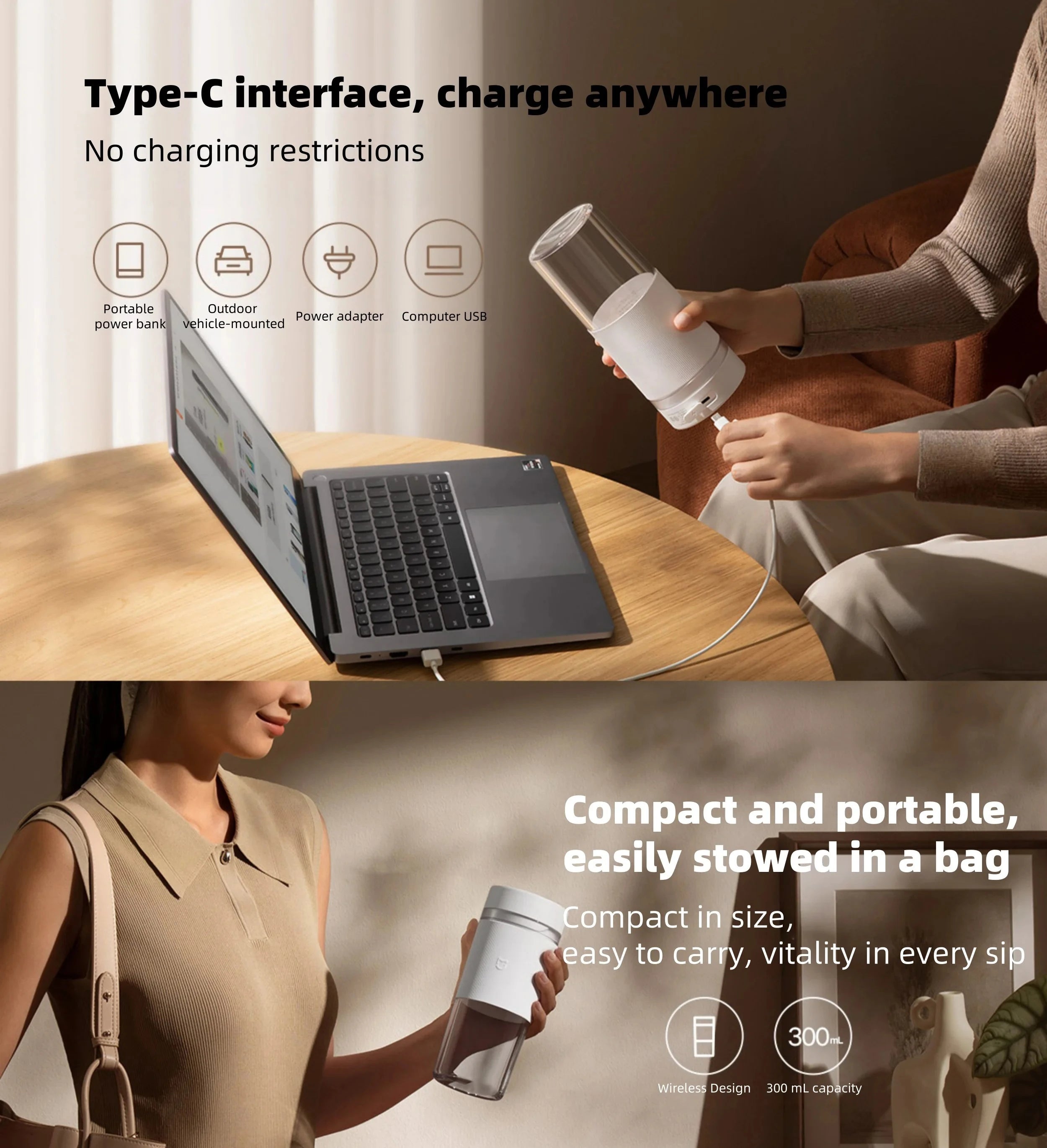 Mijia Portable Juicer 2 Fruit Automatic Juicer