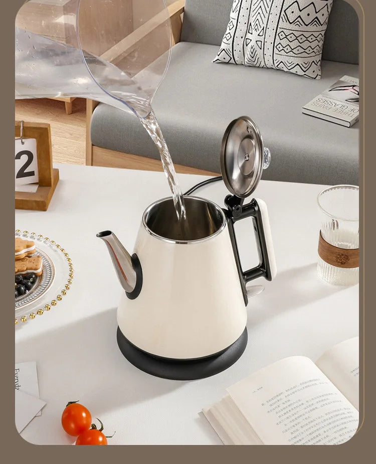 DMWD 1.2L Mini Electric kettle Portable water Heater Teapot Coffee warmer Anti-scald Stainless Steel kettle Automatic power off