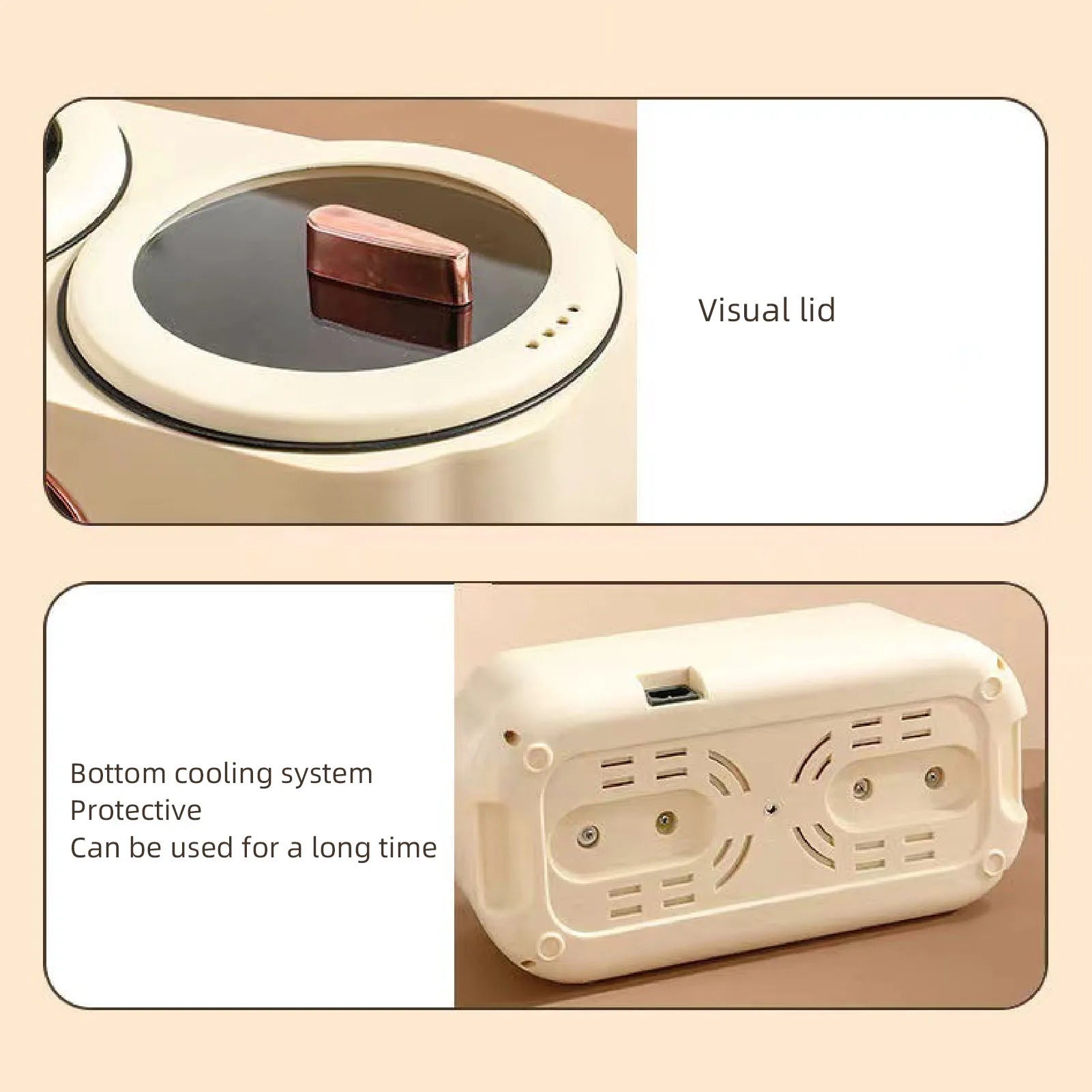 Cooker Double Liner Multifunctional Automatic