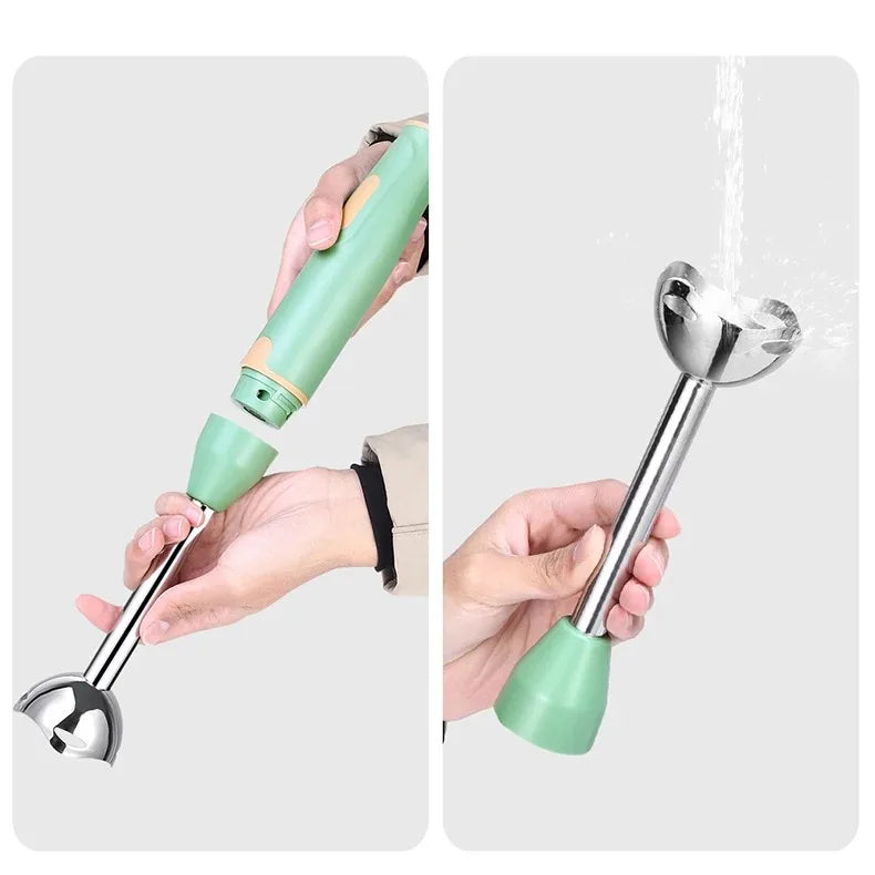 Immersion Stick Mixer Electric Handheld Blender Vegetable Grinder Portable Mixer for Meat/Vegetable/Smoothies/Soups
