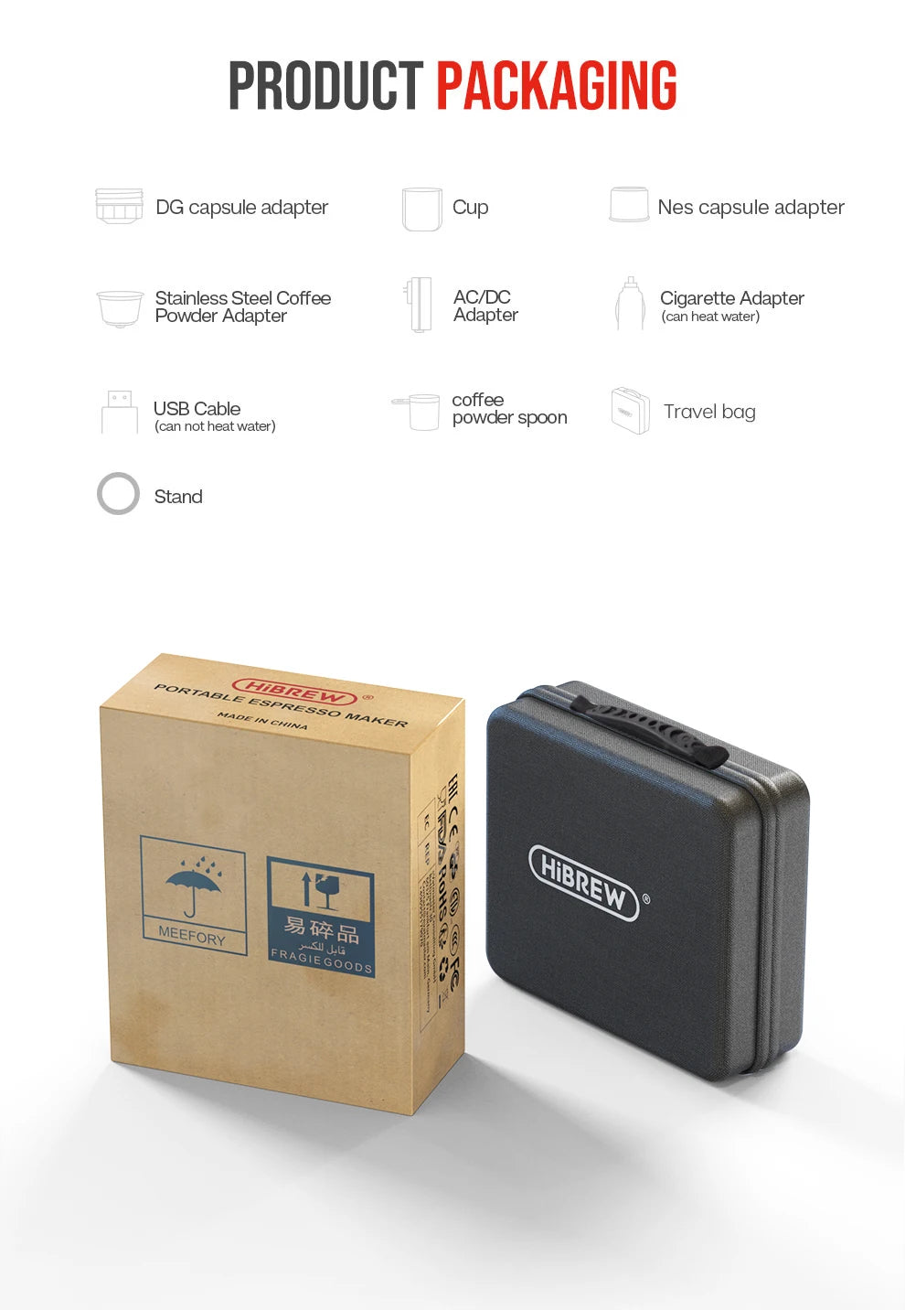 HiBREW Portable Coffee Machines