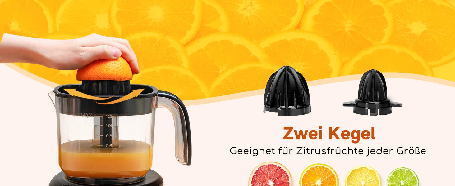 Aigostar Electric Citrus Juicer, 1.2L
