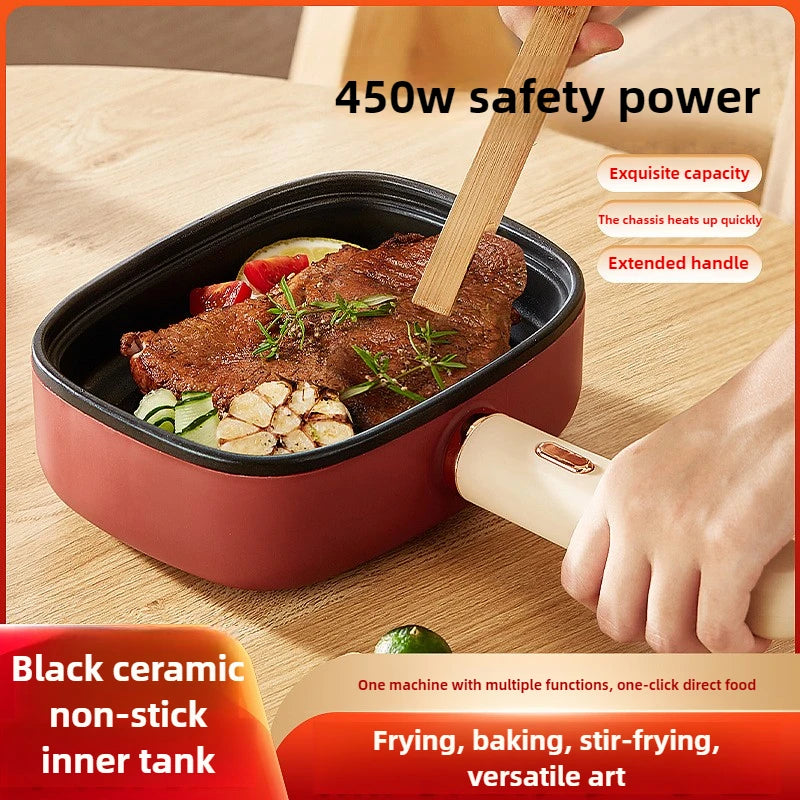 220V Non-stick Electric Steak Egg Frying Pan Home Appliance Multi Cooker for Breakfast