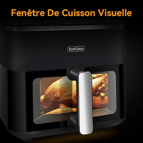 Air Fryer-KOTICIDSIN-KotiCidsin - 11L-2000W-touch screen with visible window