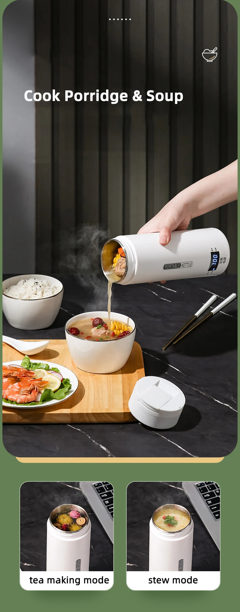 Electric Kettle Travel Boil Water
