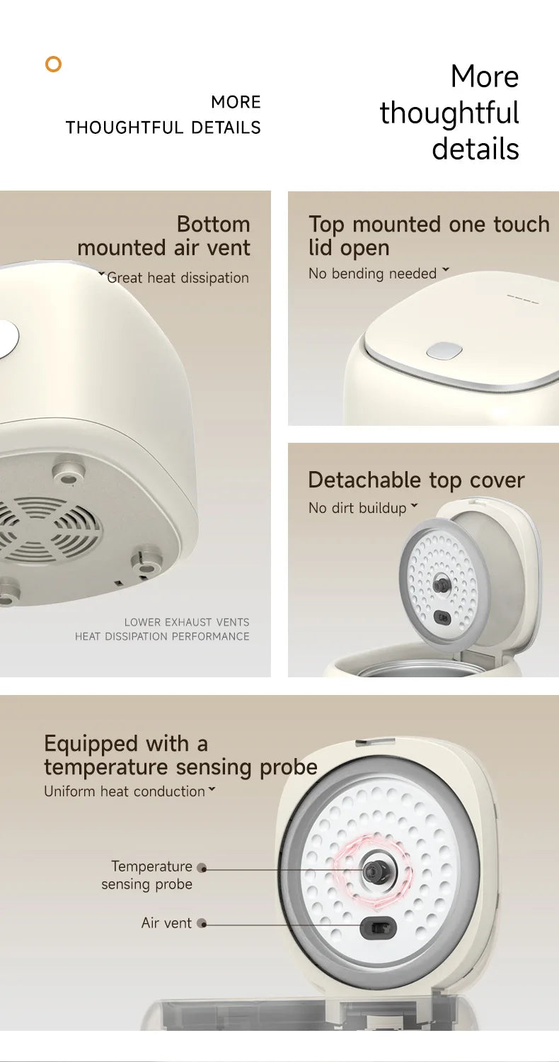Smart Rice Cooker 8-Intelligent Programme