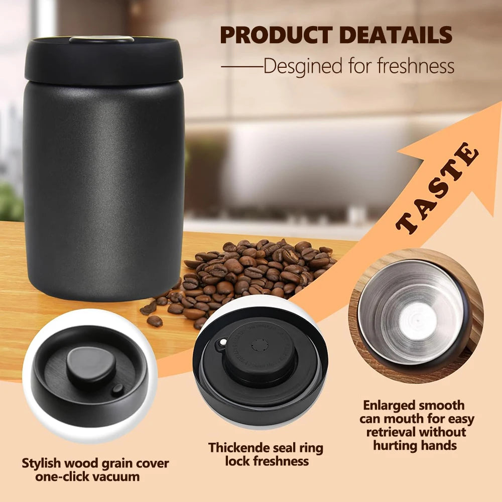 Coffee Sealed Can Stainless Steel Manual