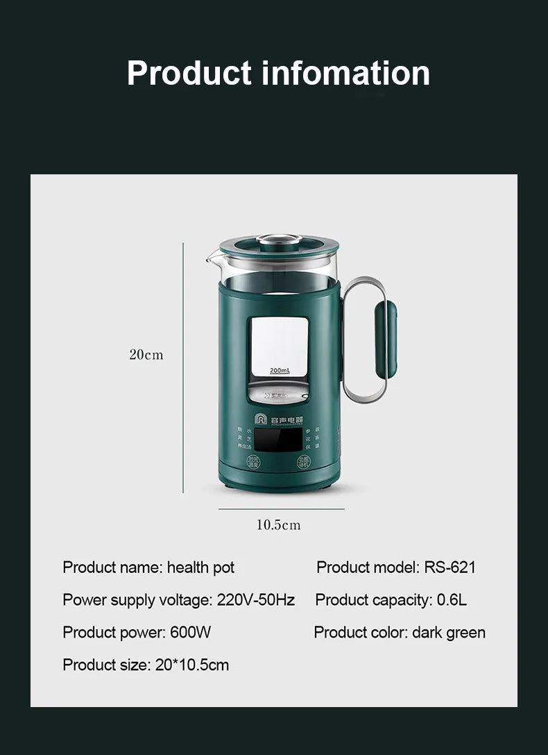 Electric Kettle With Temperature Control