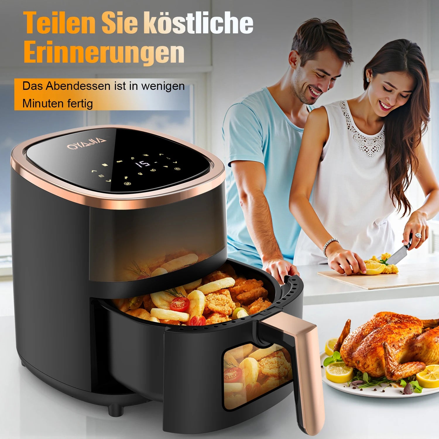 Multi-Functional Air Fryer with Viewing Window