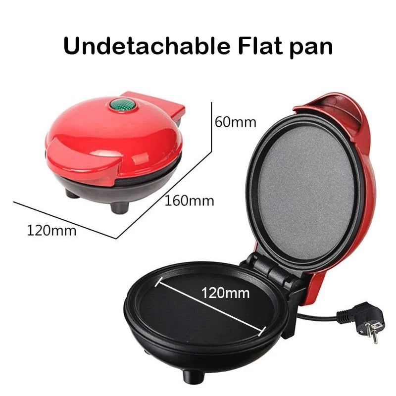 110V/220V Multifunctional Waffle cake maker Non-stick Skillet Mini Omelette Egg burger maker Donut Baker Double-side heating