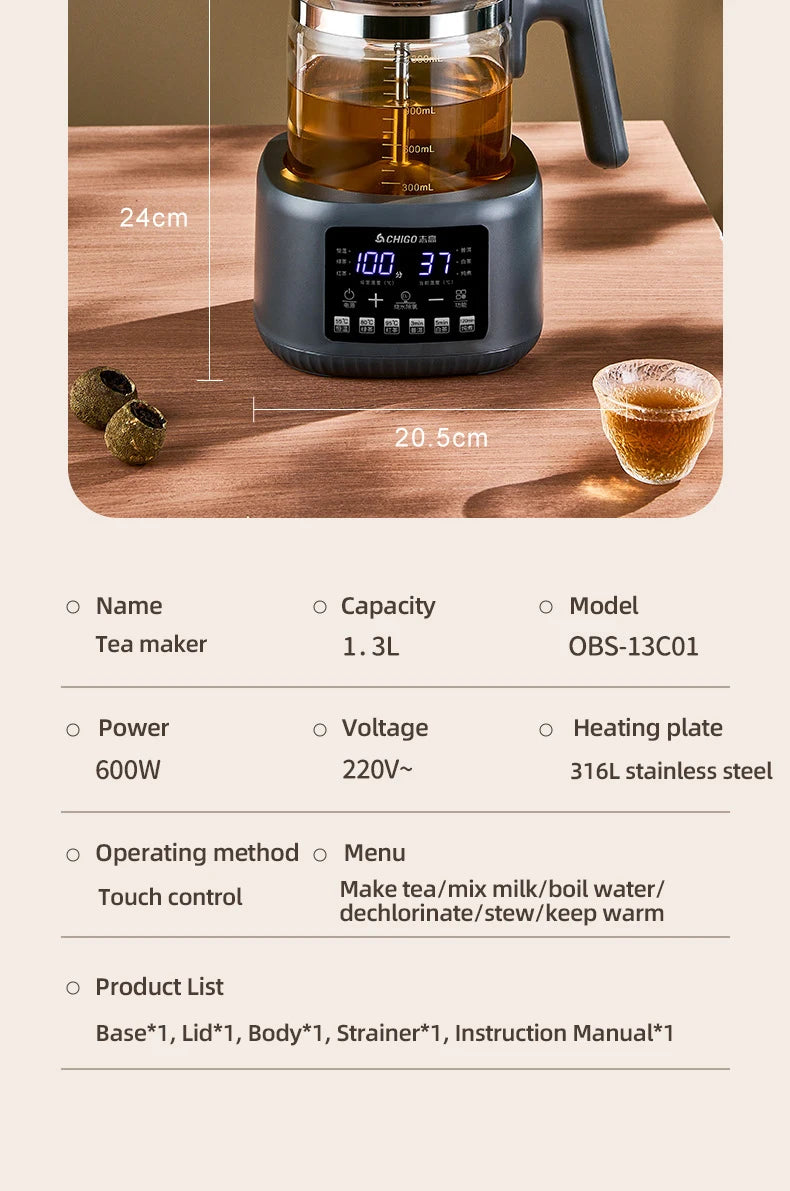 1.3L Steam Spray Tea Kettle