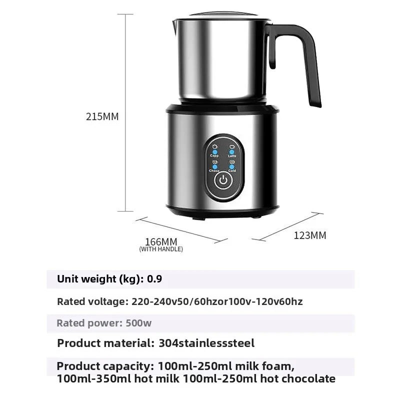 Automatic Stainless Steel Milk Frother Electric