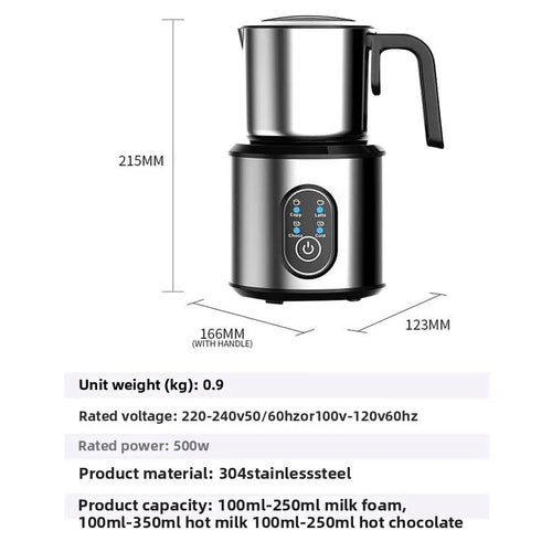 Automatic Stainless Steel Milk Frother Electric