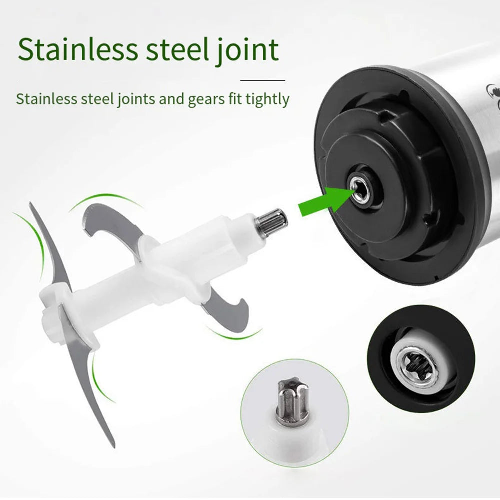 800W 3L Meat Grinder Electric Stainless Steel Blender Mixer Machine for Kitchen Food Processors Chopper Meat Mincer 220V