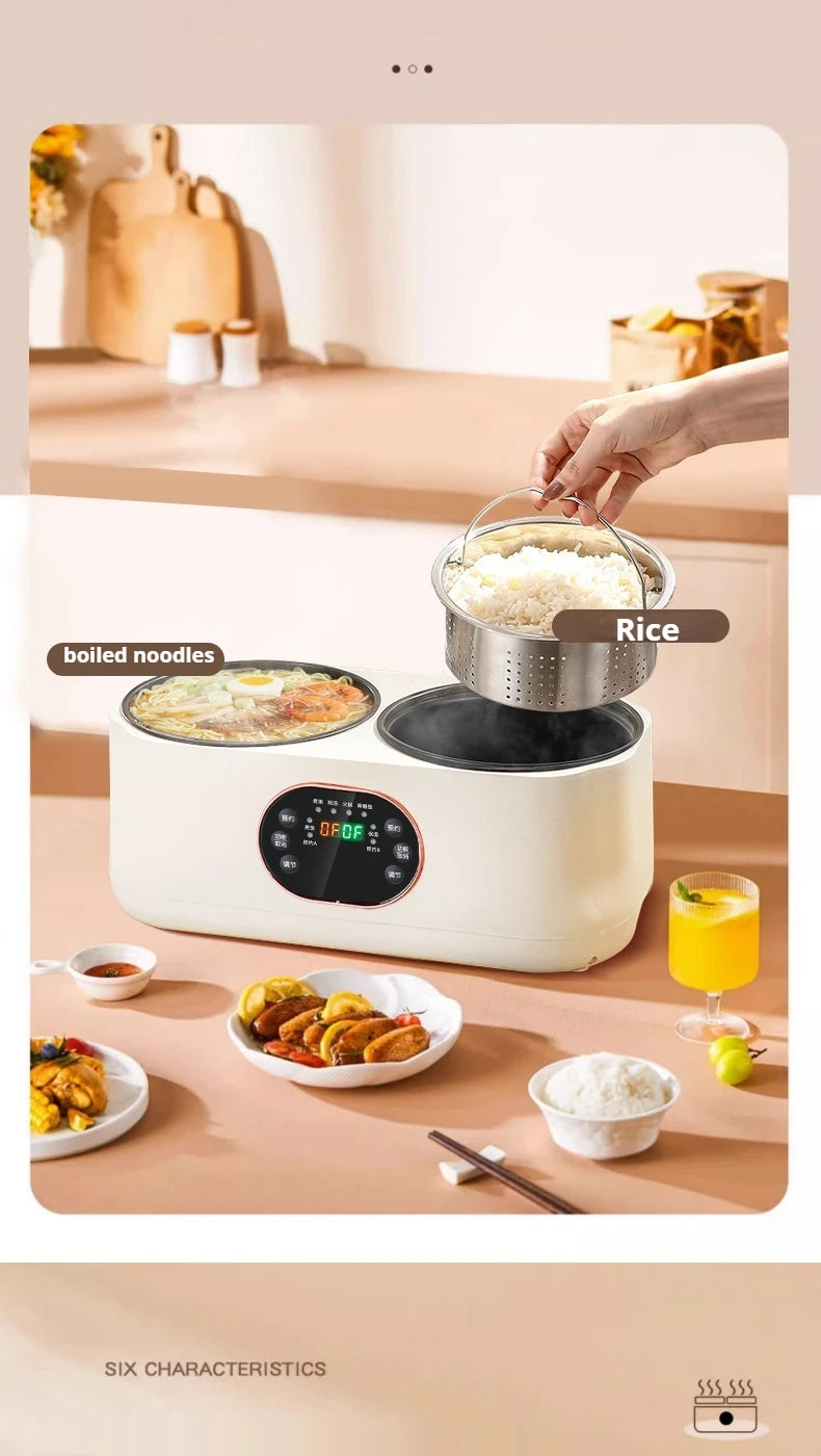 Double Gallbladder Electric Rice Cooker Multifunctional Fully Automatic Intelligent Hot Pot Steamer