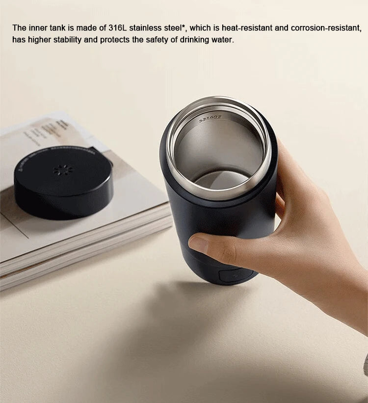 Electric Kettle 2 Thermos Cup Fast Water