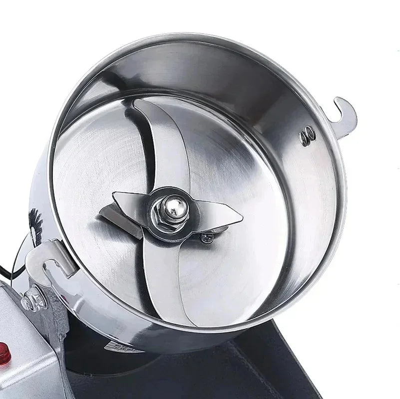220V 800g 1400W Stainless Steel Grains Spice Crusher Household Electric Medicinal Material Crusher Ultra-fine Soybean Grinder