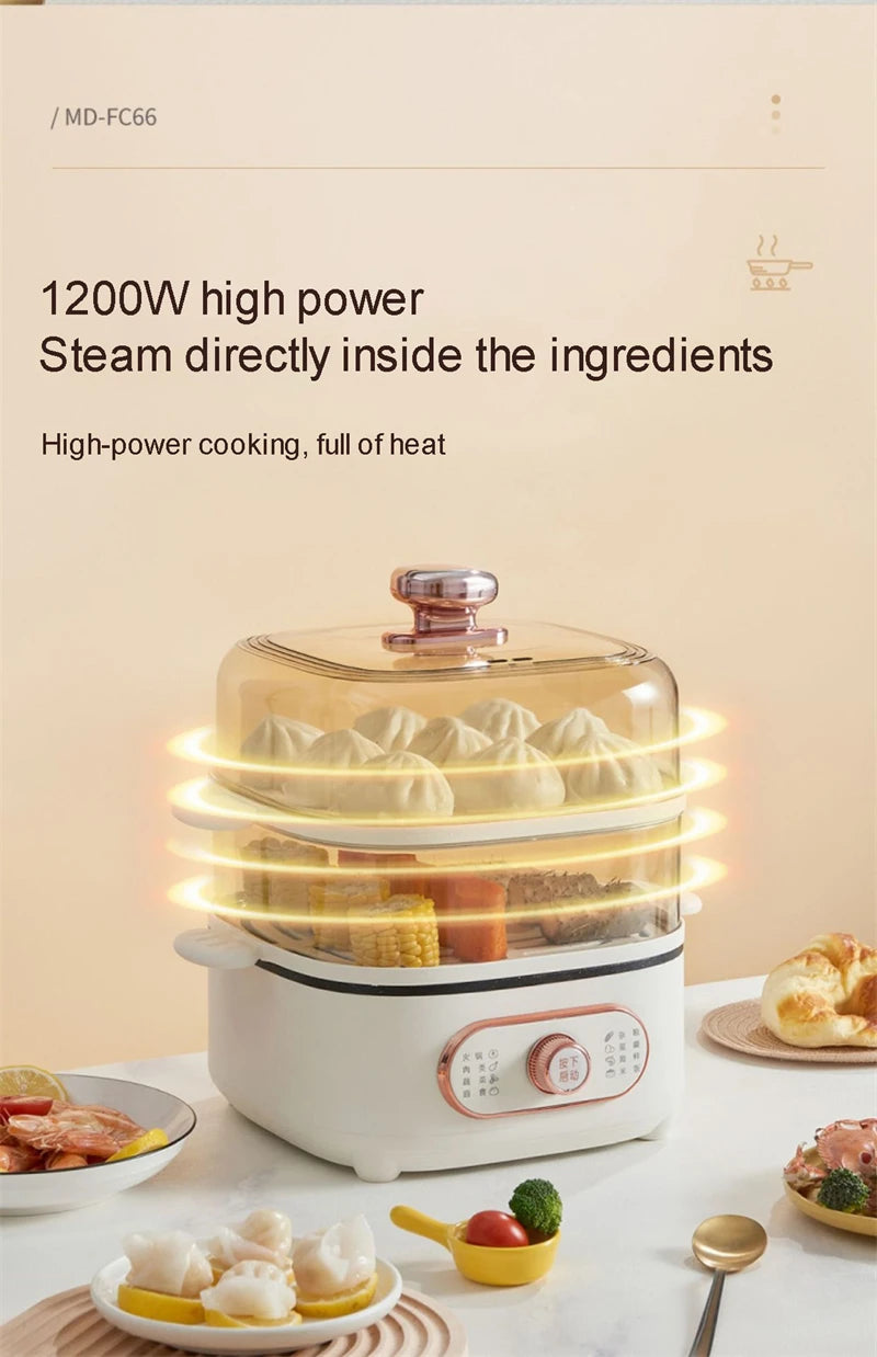 Electric Food Steamer Large Capacity