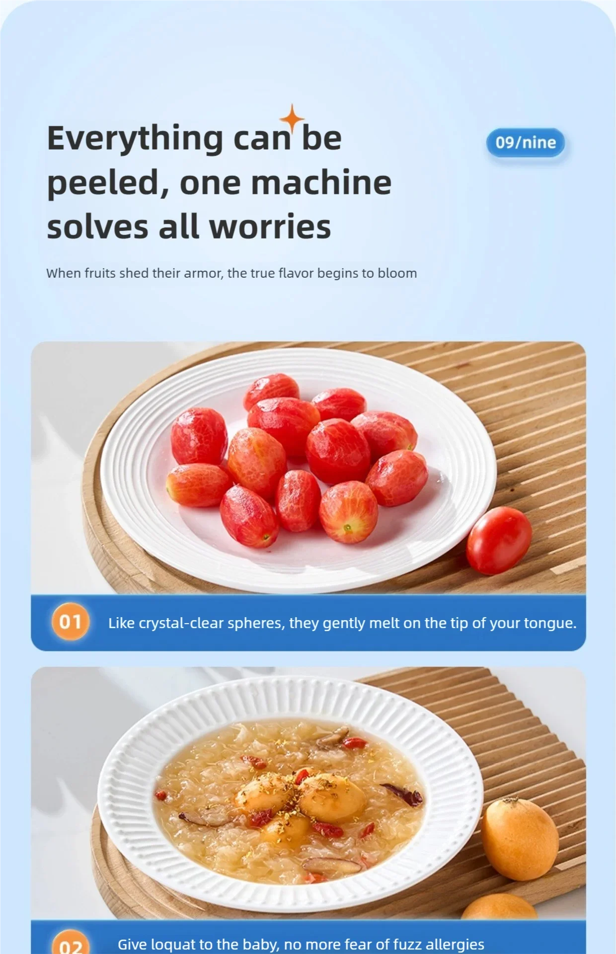 TINSOL New Electric Grape Peeler Automatic Mini Fruit Peeling Tool Smart Vegetable & Fruit Peeler Kitchen Peeling Wonder