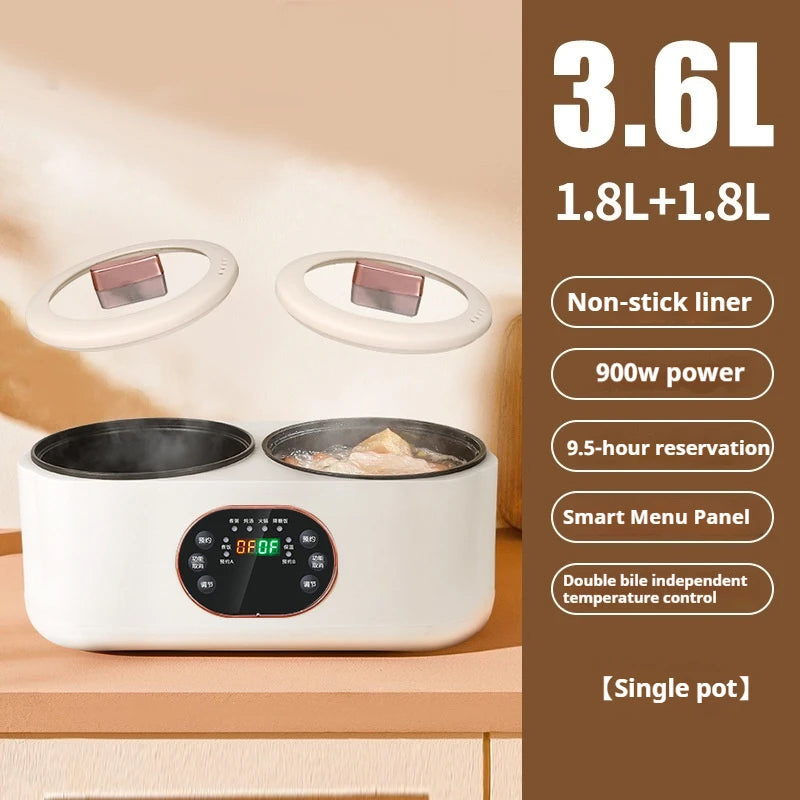 Double Gallbladder Electric Rice Cooker Multifunctional Fully Automatic Intelligent Hot Pot Steamer