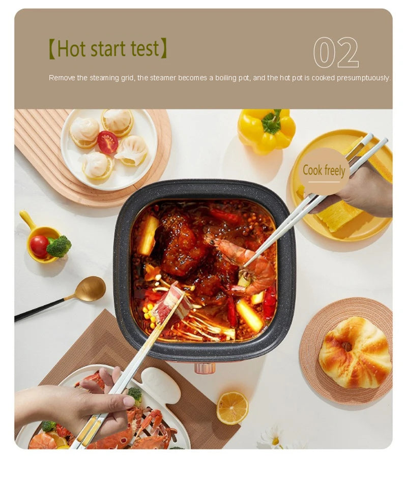 Electric Food Steamer Large Capacity