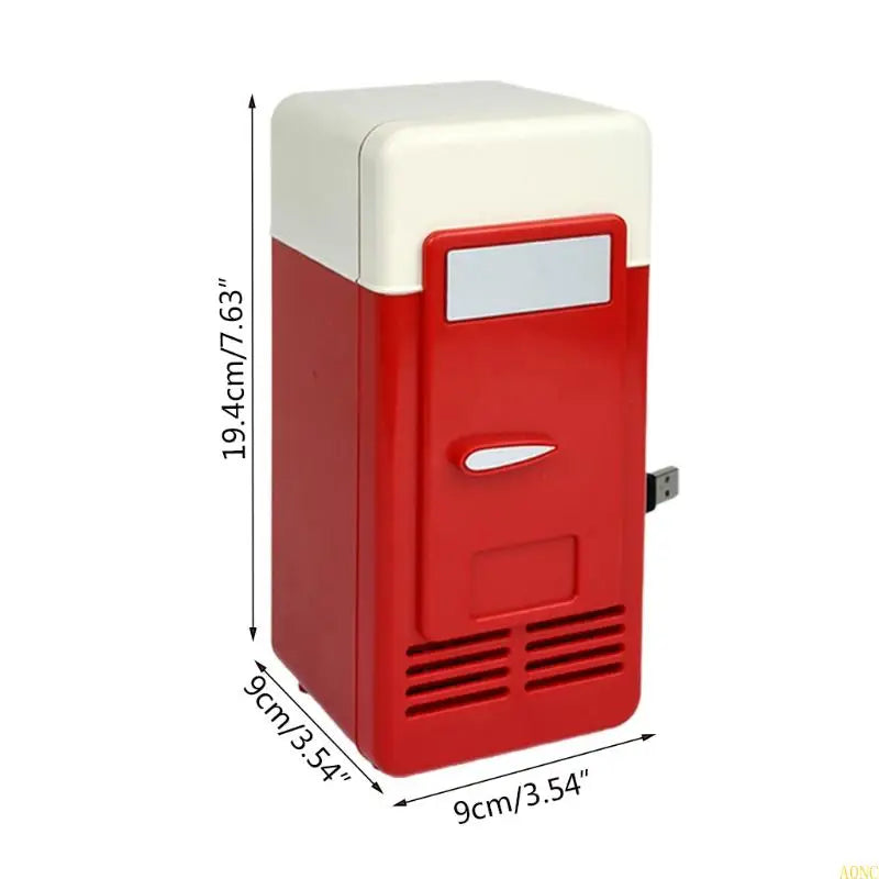 A0NC Mini Car Fridge Cool Heat Cooler And Warmer Box Home Office Car Freezer