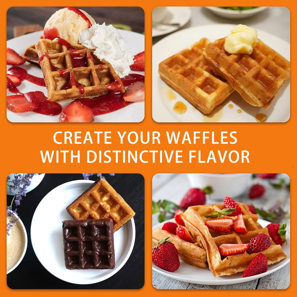 Waffles Maker 2 Slices Adjustable