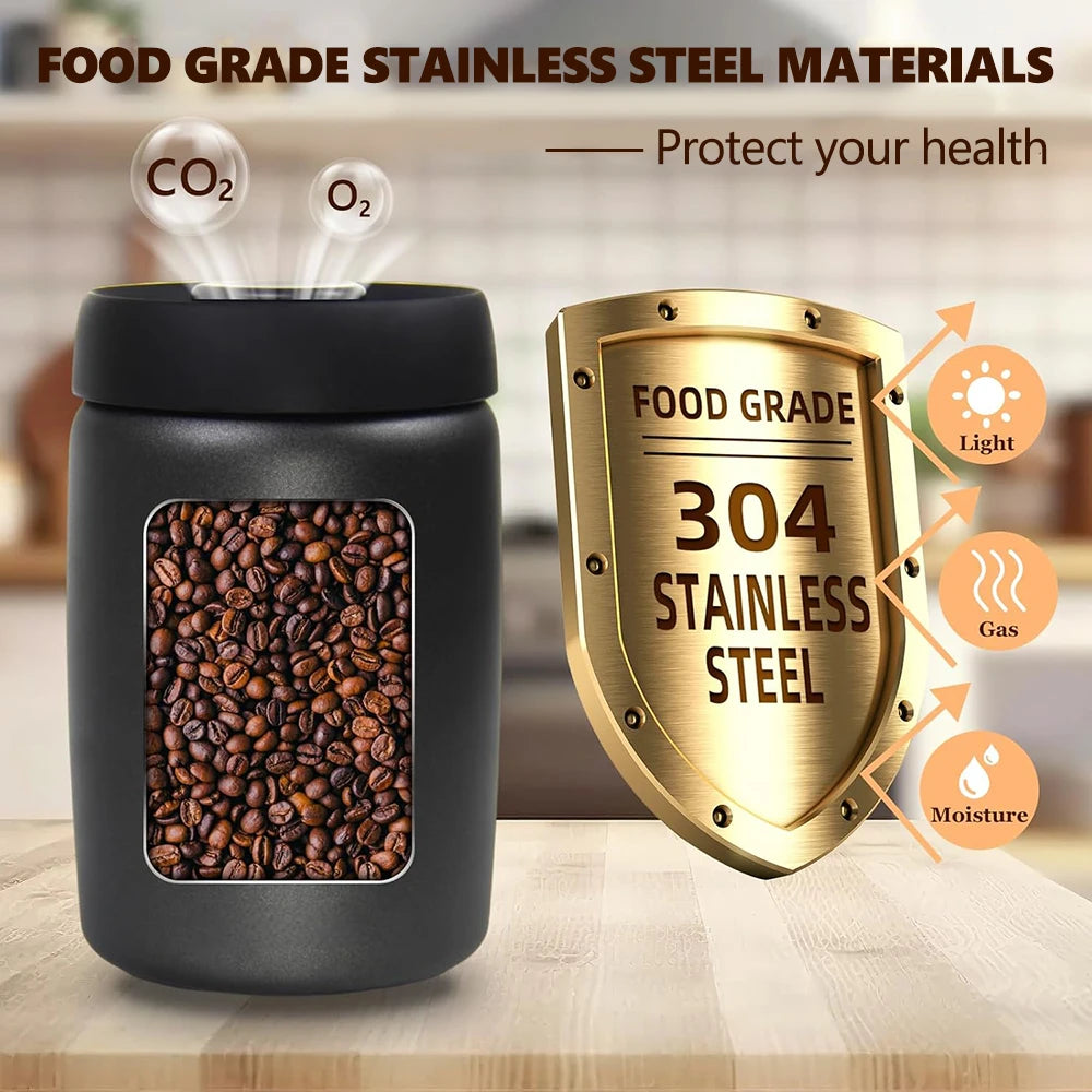 Coffee Sealed Can Stainless Steel Manual