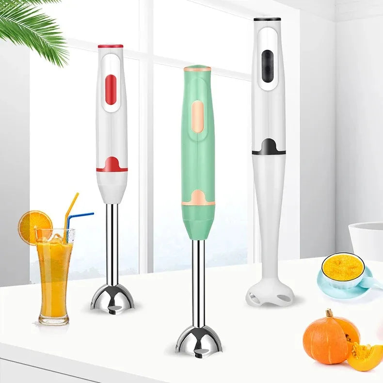 Immersion Stick Mixer Electric Handheld Blender Vegetable Grinder Portable Mixer for Meat/Vegetable/Smoothies/Soups