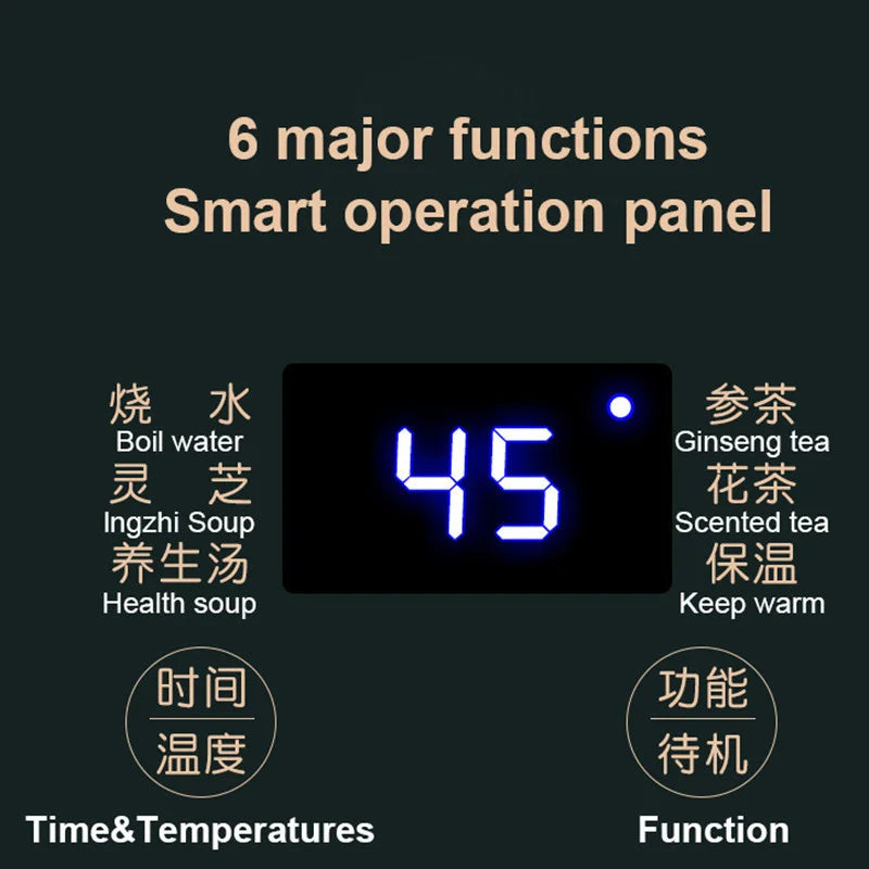 Electric Kettle With Temperature Control