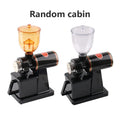 JIQI Electric Coffee Grinder Coffee Mill Bean Grinder Machine Thickness Adjustable Flat Burrs Grinding Machine 220V/110V EU US