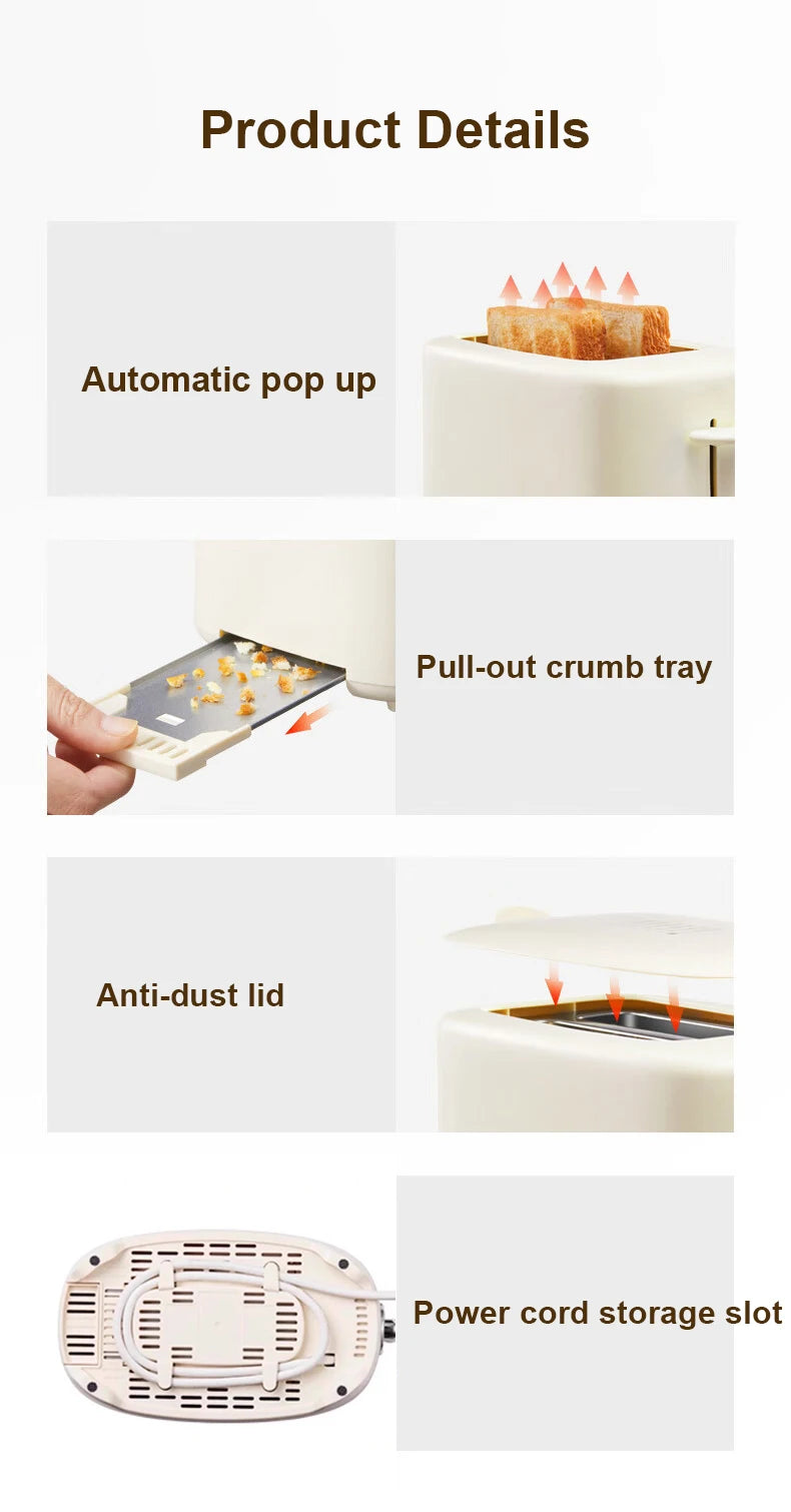 Automatic Electric Toaster Bread