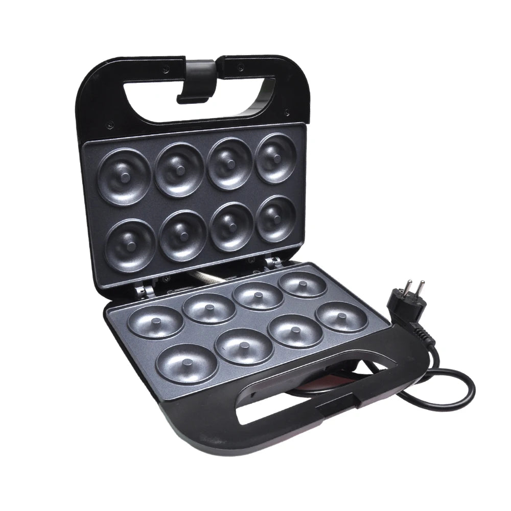 850W 8 Holes Mini Donut Maker Machine Cake Baking Oven Pot Kitchen Cooking Appliance Toaster 220V for Kids Dessert