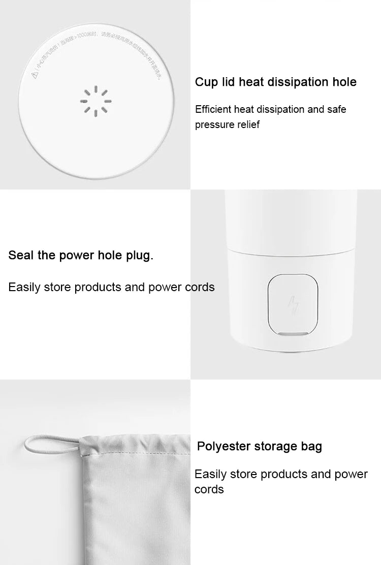 Electric Kettle 2 Thermos Cup Fast Water