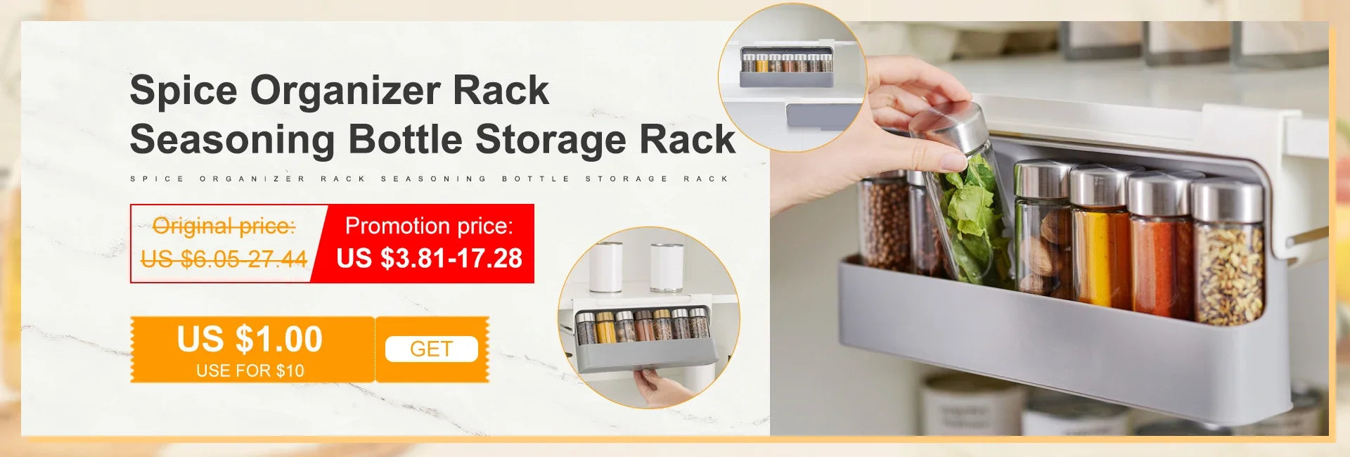 Kitchen Telescopic Sink Organizer Rack Telescopic Faucet Organizer for Soap Towel Sponge Storage Adjustable Shelf Storage Rack