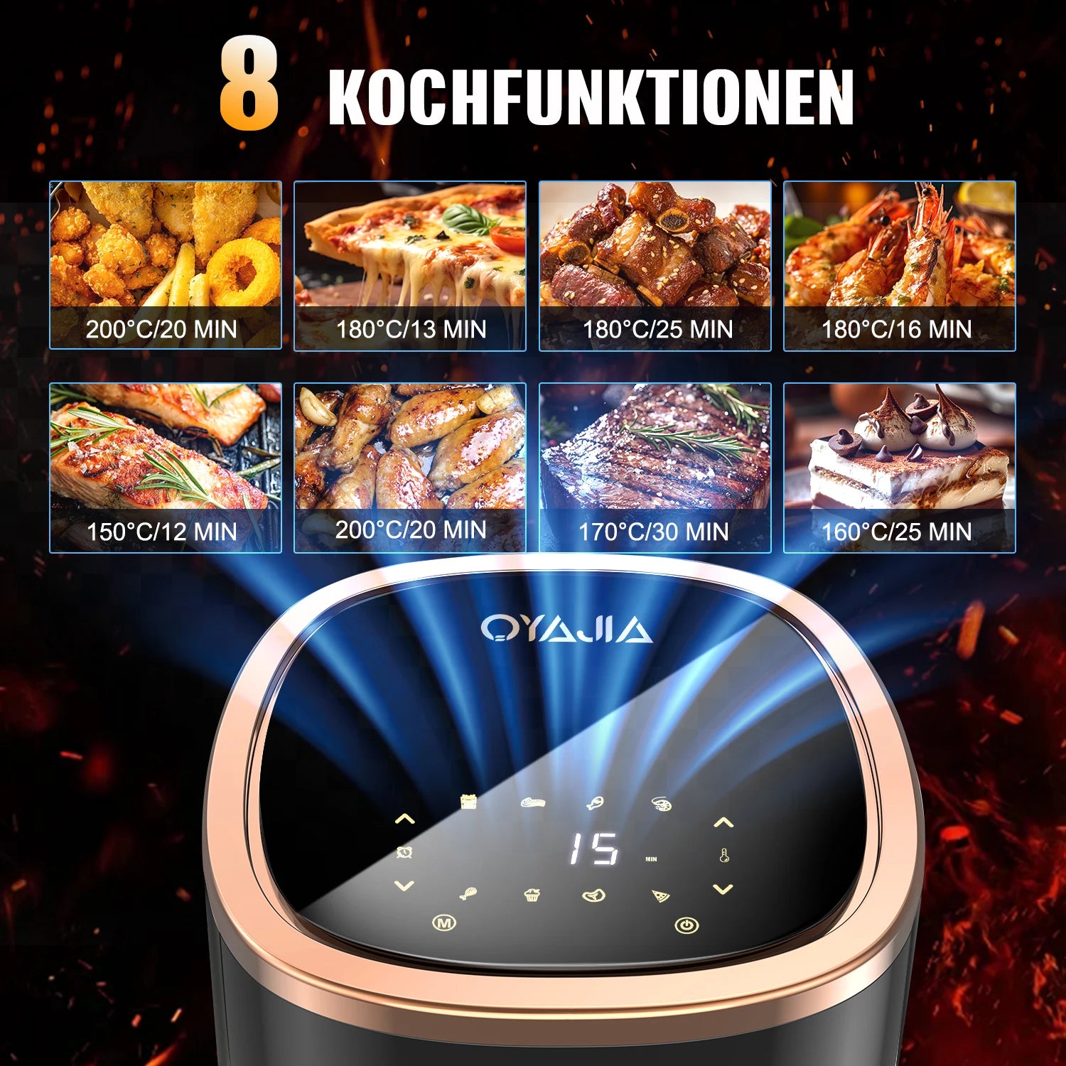 Multi-Functional Air Fryer with Viewing Window