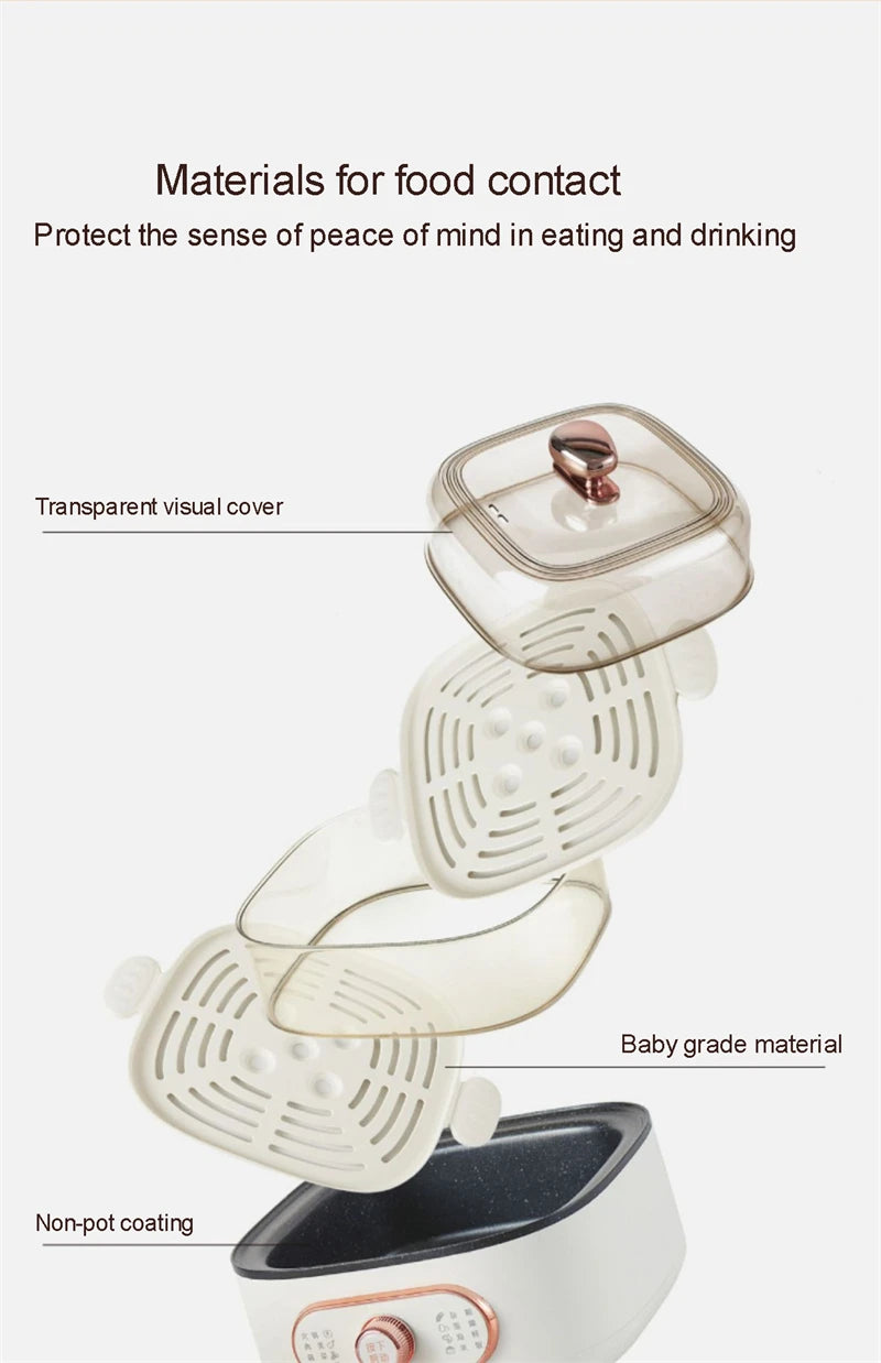 Electric Food Steamer Large Capacity