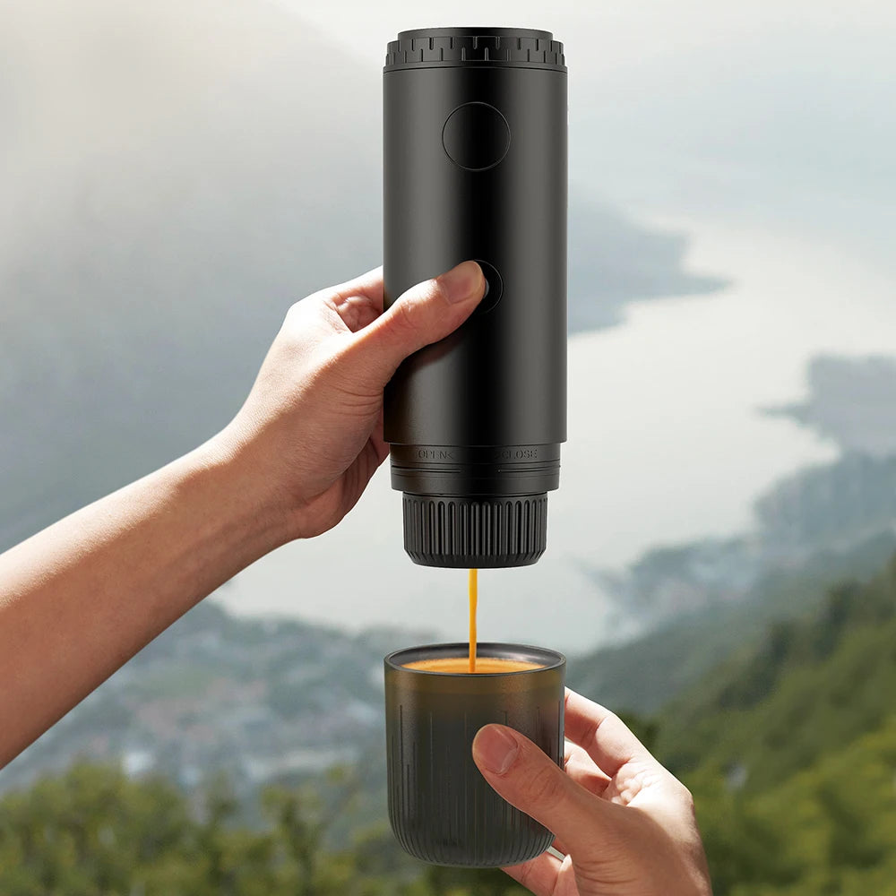 RECAFIM Wireless Electric Portable Espresso Coffee Machine for Car Home Camping Coffee Maker Fit Nespresso Dolce Capsule Powder