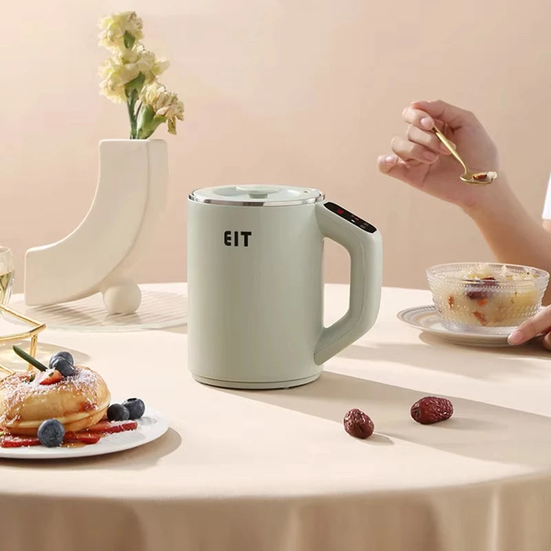 600ml Electric Kettle Health Preserving Pot Boiled Water Tea Pot Multicooker Electric Heating Cup Desktop Stew Cup 220V