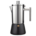 Italian Moka Coffee Pot Thickened Stainless Steel Mocha Kettle Cuban Espresso Maker Cup For Gas Stove Or Induction Cooker