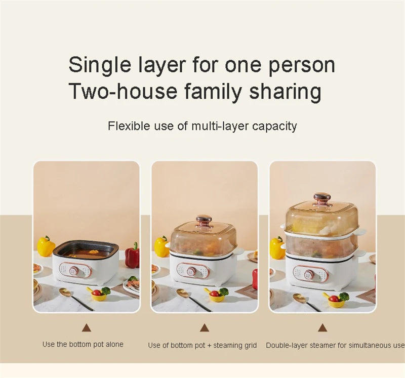 Electric Food Steamer Large Capacity