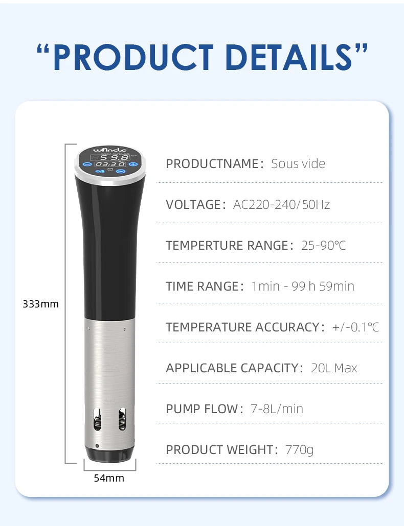 Wancle Sous Vide Cooker
